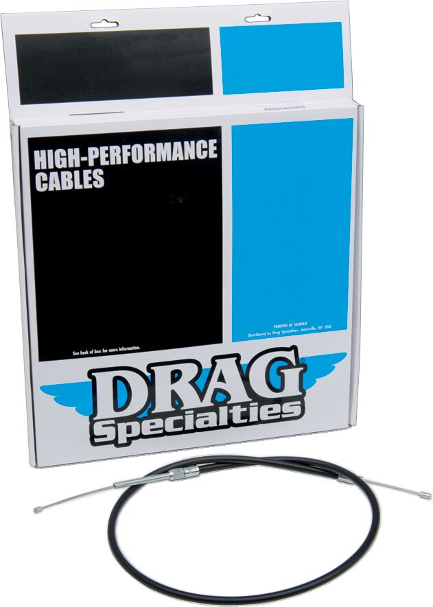 Drag Specialties Clutch Cable High Efficiency Black Vinyl 47 1/16" Clutch Lines Drag Specialties
