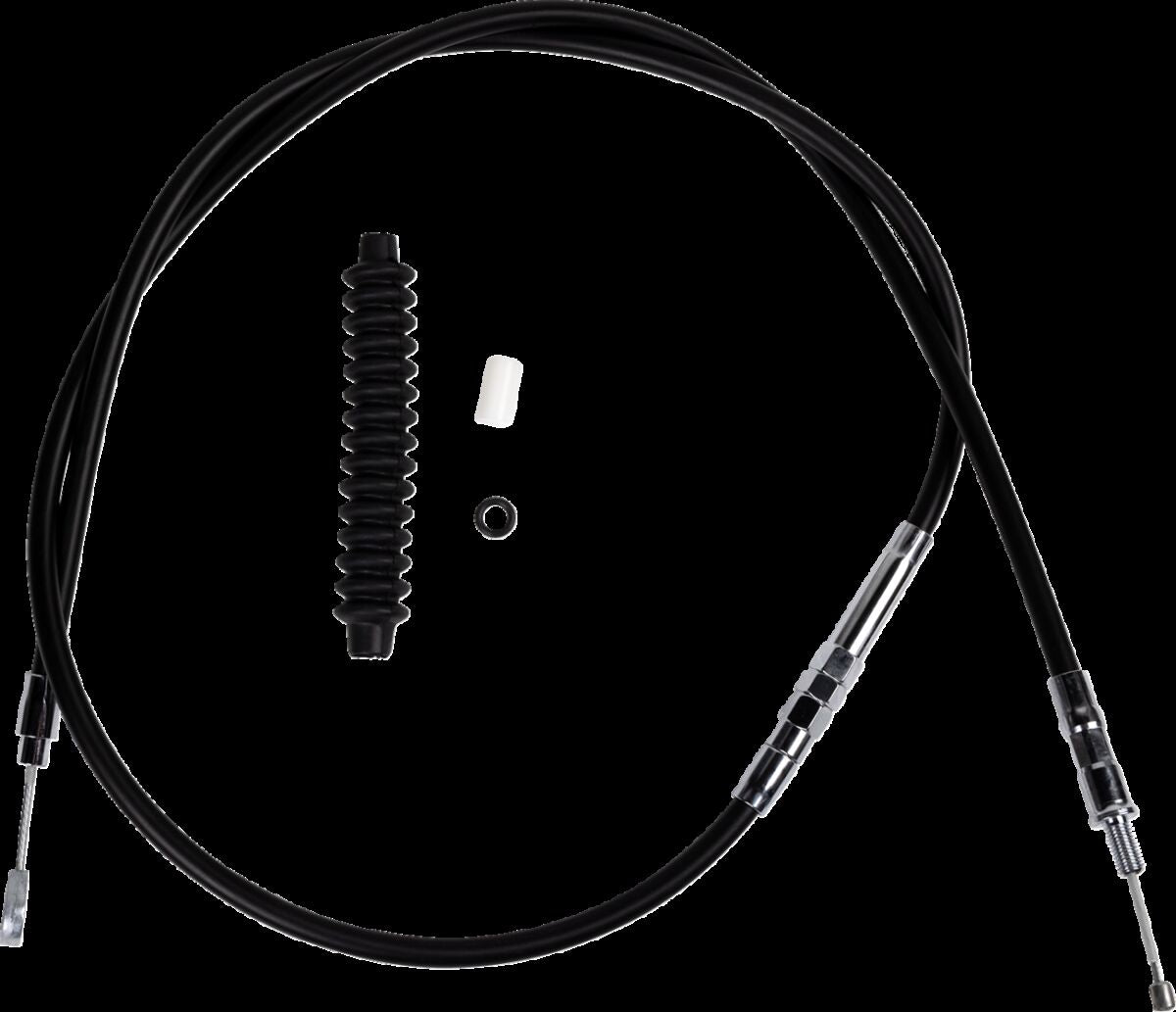Drag Specialties Clutch Cable High Efficiency Black Vinyl 60 5/8" Clutch Lines Drag Specialties