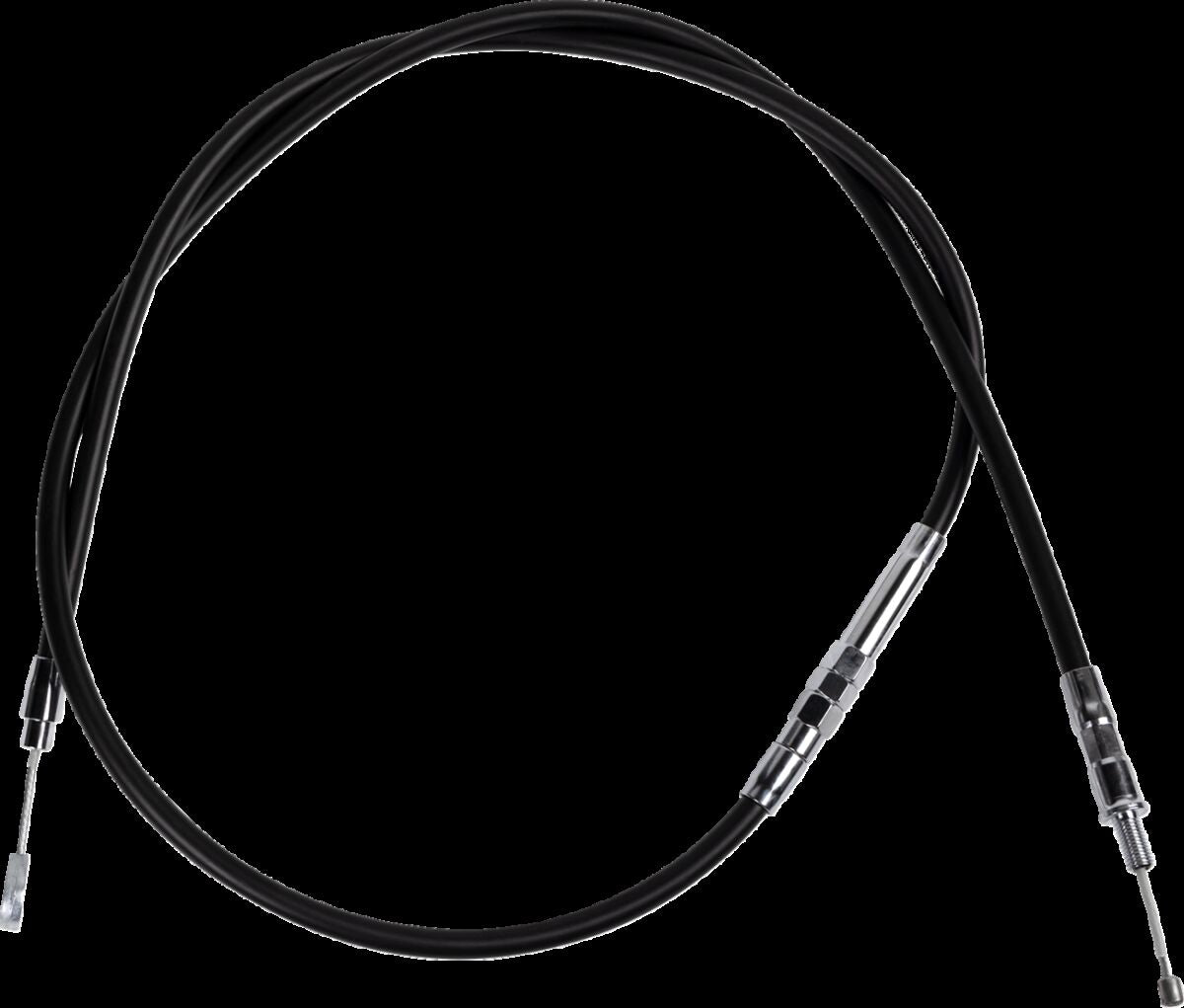 Drag Specialties Clutch Cable High Efficiency Black Vinyl 60 5/8" Clutch Lines Drag Specialties