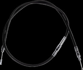 Drag Specialties Clutch Cable High Efficiency Black Vinyl 60 5/8" Clutch Lines Drag Specialties