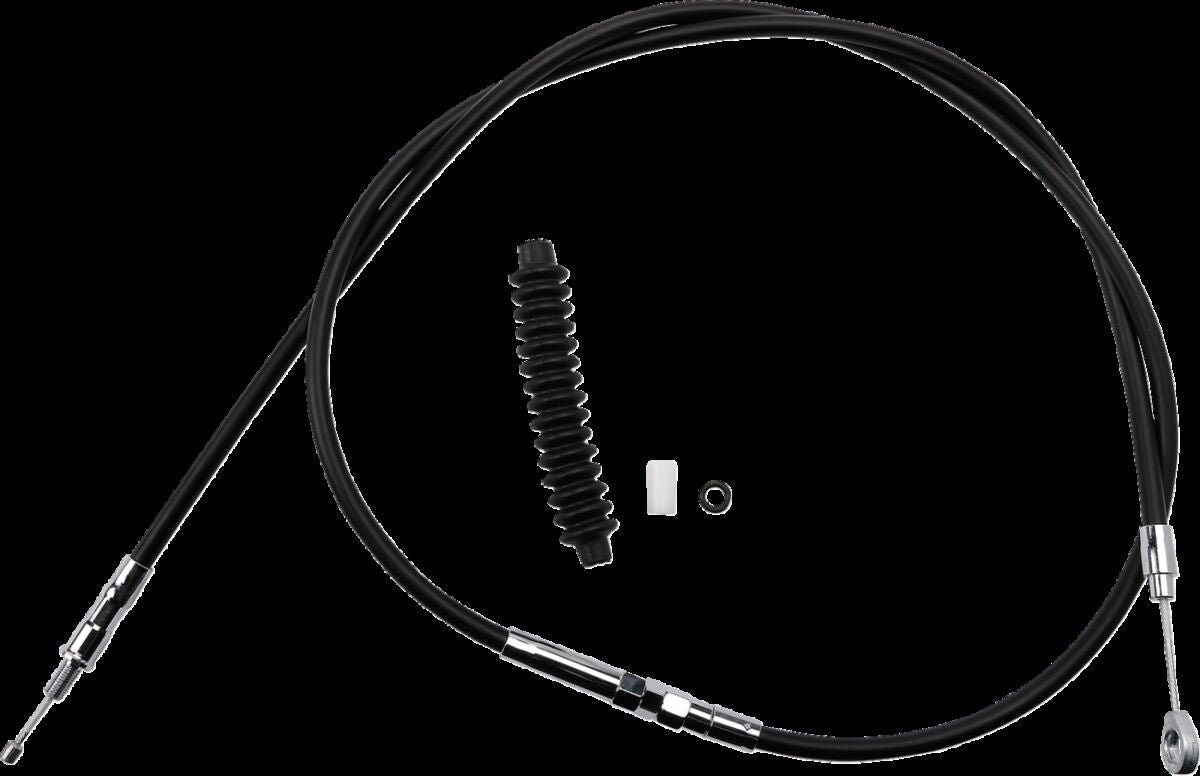 Drag Specialties Clutch Cable High Efficiency Black Vinyl 66 5/8" Clutch Lines Drag Specialties