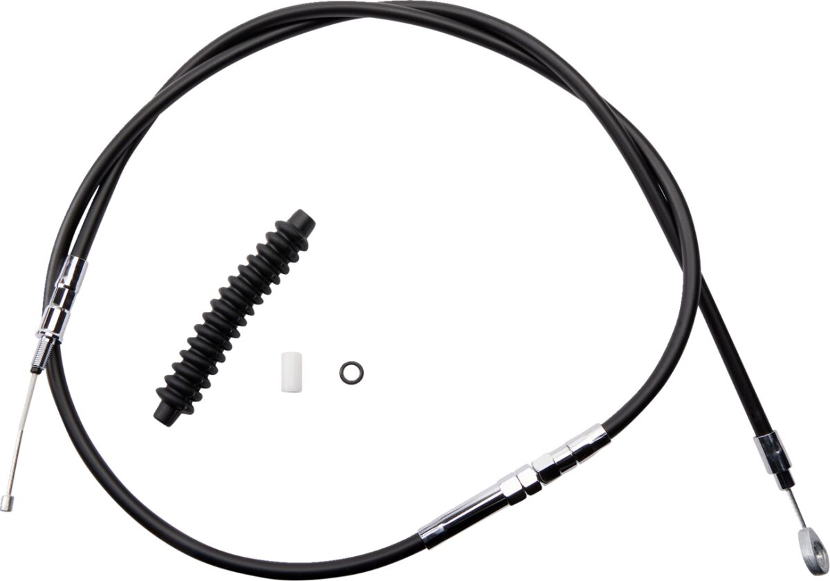Drag Specialties Clutch Cable High Efficiency Black Vinyl 62 11/16" Clutch Lines Drag Specialties