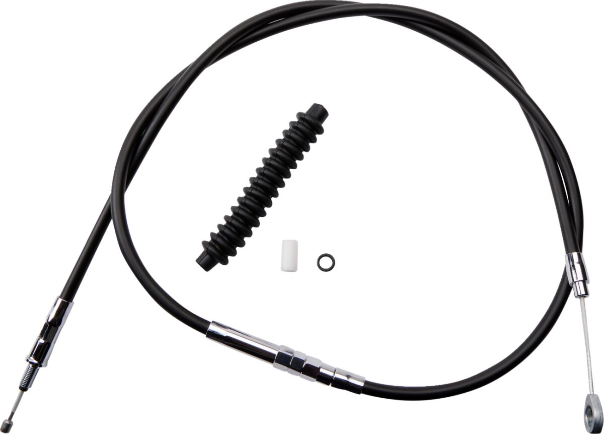 Drag Specialties Clutch Cable High Efficiency Black Vinyl 58 11/16" Clutch Lines Drag Specialties