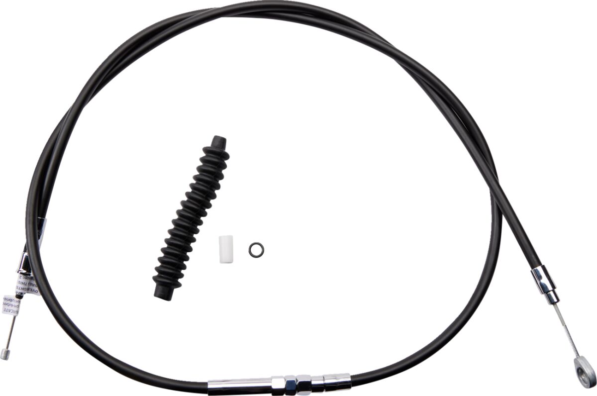 Drag Specialties Clutch Cable High Efficiency Black Vinyl 66 11/16" Clutch Lines Drag Specialties