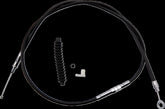 Drag Specialties Clutch Cable High Efficiency Black Vinyl 62 11/16" Clutch Lines Drag Specialties