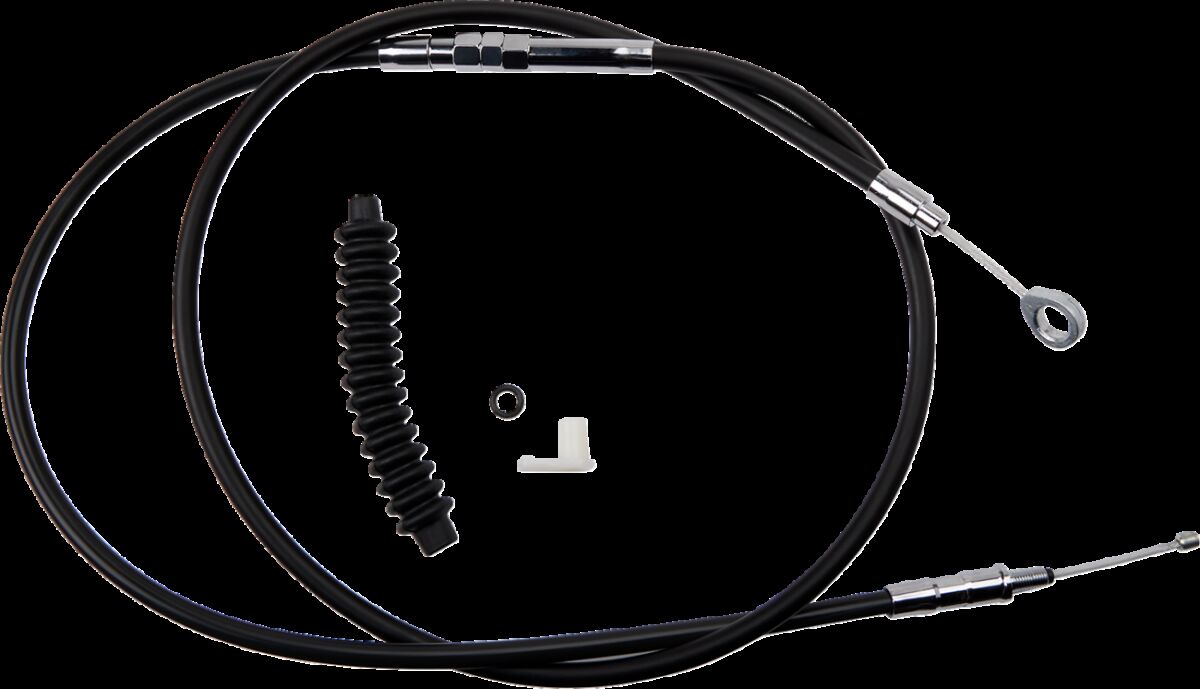Drag Specialties Clutch Cable High Efficiency Black Vinyl 564 11/16" Clutch Lines Drag Specialties