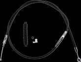 Drag Specialties Clutch Cable High Efficiency Black Vinyl 68 11/16" Clutch Lines Drag Specialties