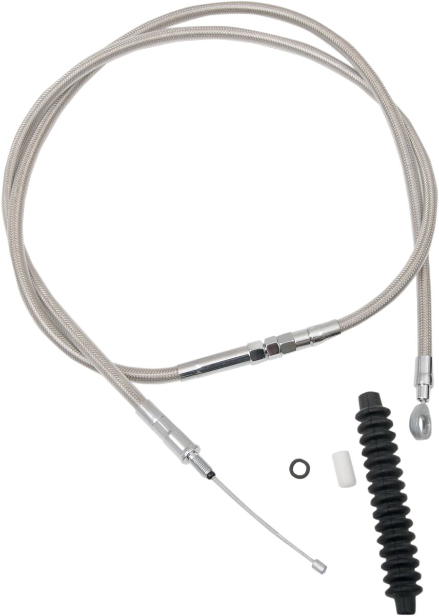 Drag Specialties Clutch Cable High Efficiency Stainless Steel 62 11/16" Clutch Lines Drag Specialties