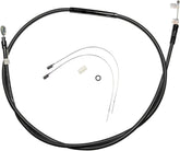 Magnum Shielding Clutch Cable Two Piece Stainless Chrome Black Clutch Lines Magnum Shielding