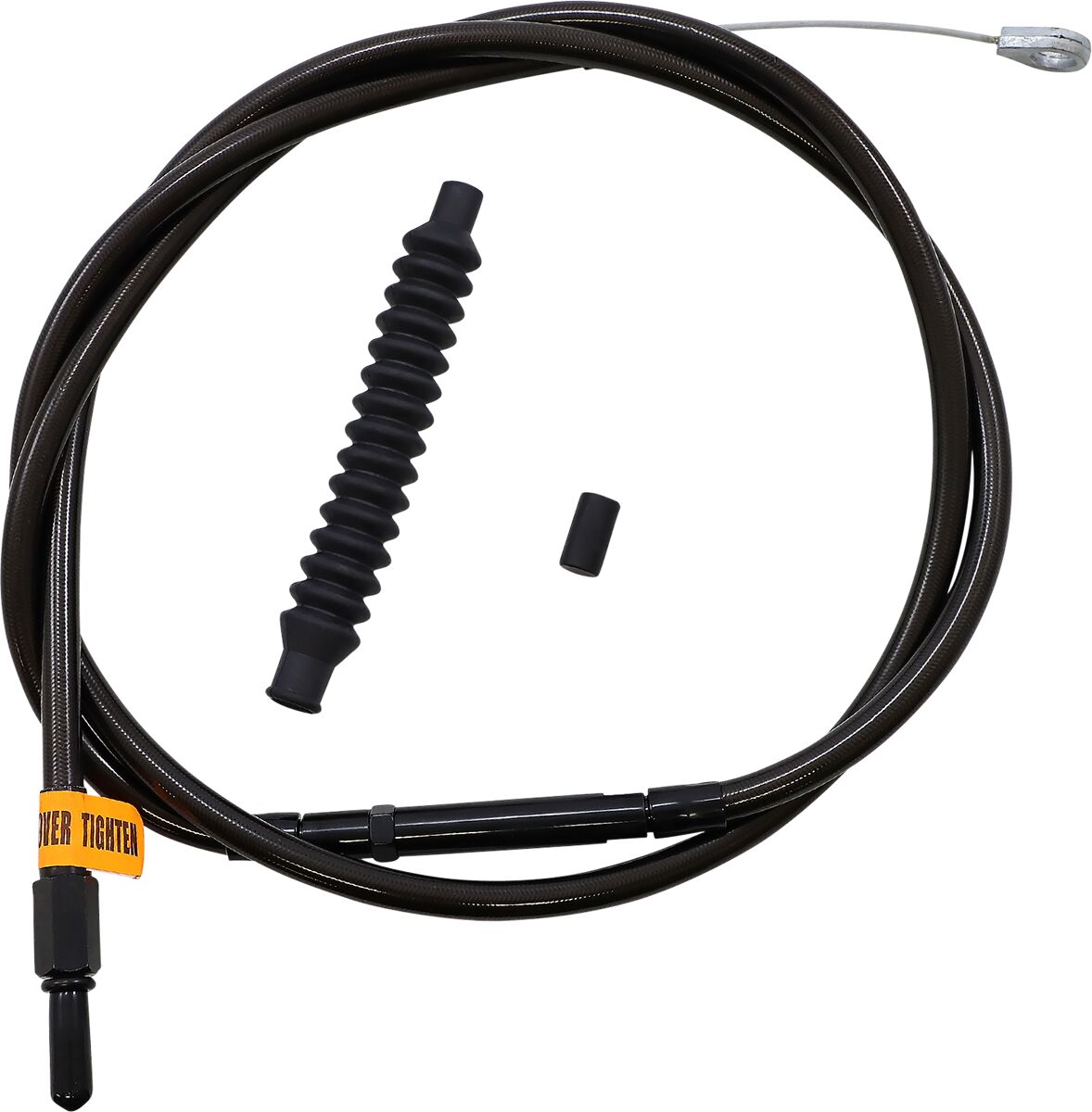 La Choppers Clutch Cable Midnight Stainless For 12" 14" Ape Hangers Clutch Lines La Choppers