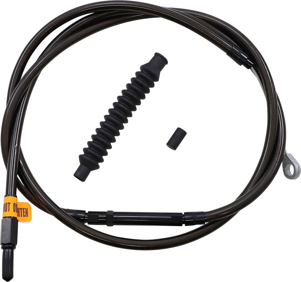 La Choppers Clutch Cable Midnight Stainless For 18" 20" Ape Hangers Clutch Lines La Choppers