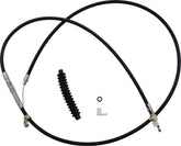 Drag Specialties Cable Clutch Alternative Length Black Vinyl High Efficiency Clutch Lines Drag Specialties