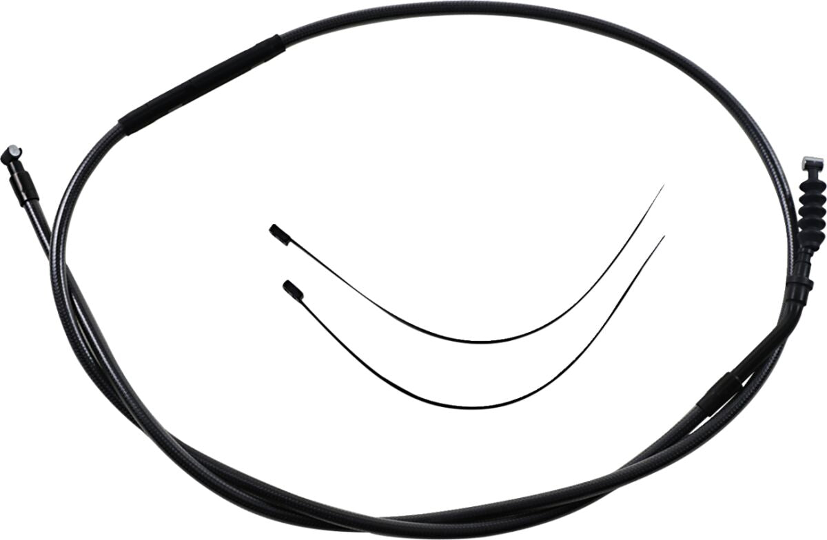 Magnum Shielding Clutch Cable Alt Length Replacement Black Pearl Chrome Black/Clear Clutch Lines Magnum Shielding