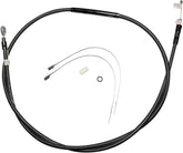 Magnum Shielding Clutch Cable Two Piece Black Pearl Chrome Black/Clear Clutch Lines Magnum Shielding