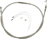 Magnum Shielding Clutch Cable Two Piece Polished Nature/Clear Clutch Lines Magnum Shielding