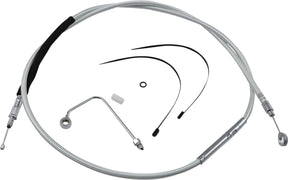 Magnum Shielding Clutch Cable Alt Length Two Piece Sterling Chromite® Ii Chrome Nature/Clear Clutch Lines Magnum Shielding
