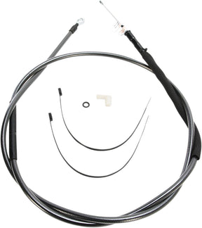 Magnum Shielding Clutch Cable Two Piece Black Pearl Chrome Black/Clear Clutch Lines Magnum Shielding