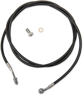 La Choppers Black Vinyl/Stainless Clutch Line For 18" 20" Apes / Black/ Stainless Steel Clutch Lines La Choppers