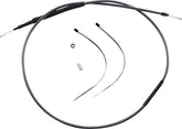 Magnum Shielding Clutch Cable Two Piece Black Pearl Chrome Black/Clear Clutch Lines Magnum Shielding