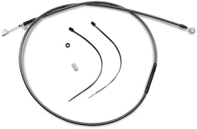 Magnum Shielding Clutch Cable Two Piece Black Pearl Chrome Black/Clear Clutch Lines Magnum Shielding