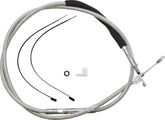 Magnum Shielding Clutch Cable Polished Clutch Lines Magnum Shielding