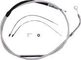 Magnum Shielding Clutch Cable Polished Clutch Lines Magnum Shielding