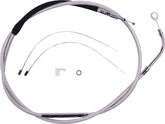 Magnum Shielding Clutch Cable Polished Clutch Lines Magnum Shielding