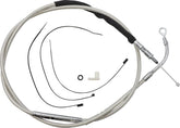 Magnum Shielding Clutch Cable Polished Clutch Lines Magnum Shielding
