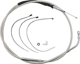 Magnum Shielding Clutch Cable Polished Clutch Lines Magnum Shielding