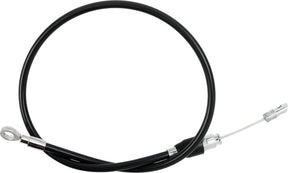 Drag Specialties Clutch Cable Upper Black/Chrome Clutch Lines Drag Specialties
