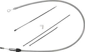 Drag Specialties Clutch Cable Upper Stainless Steel Clutch Lines Drag Specialties
