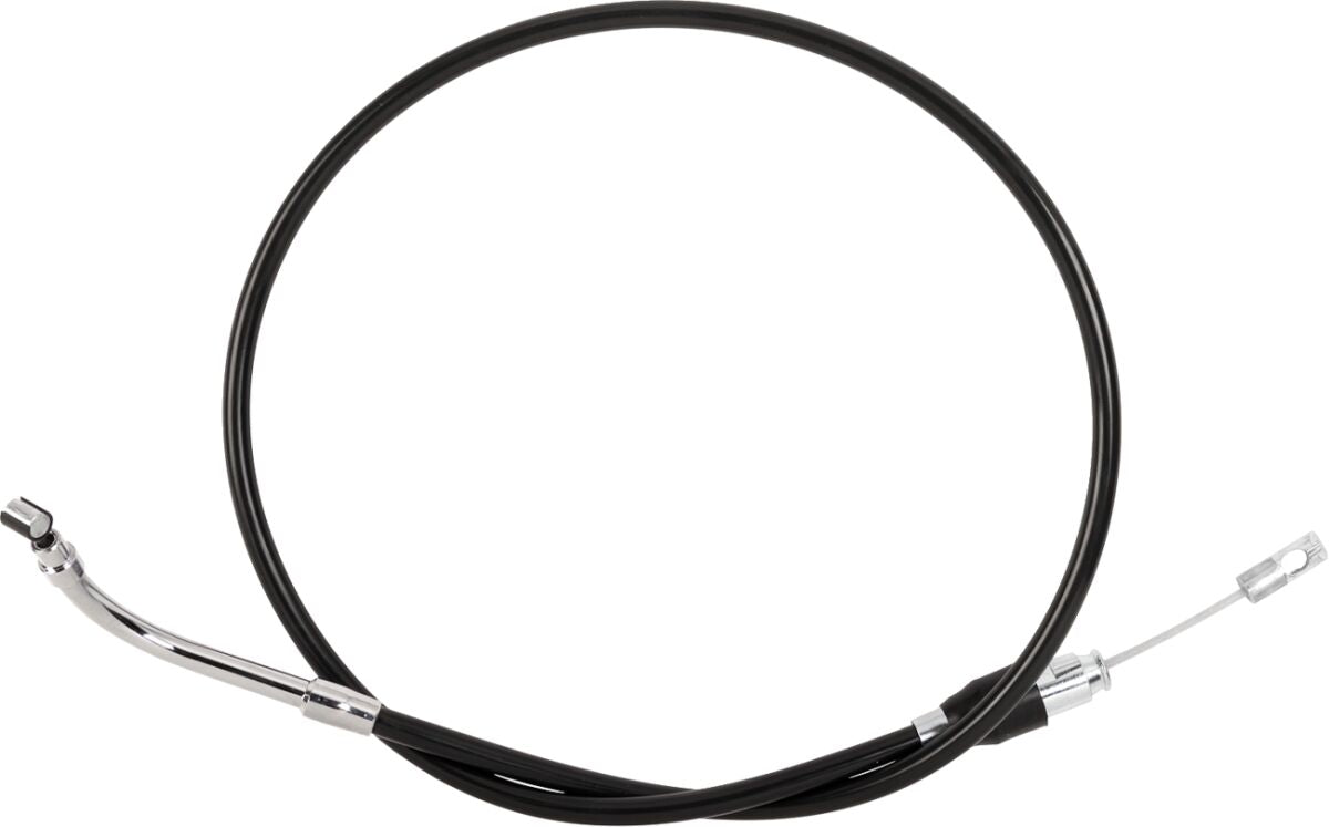 Drag Specialties Cable Clutch Quick Connect Blk/Chr Clutch Lines Drag Specialties