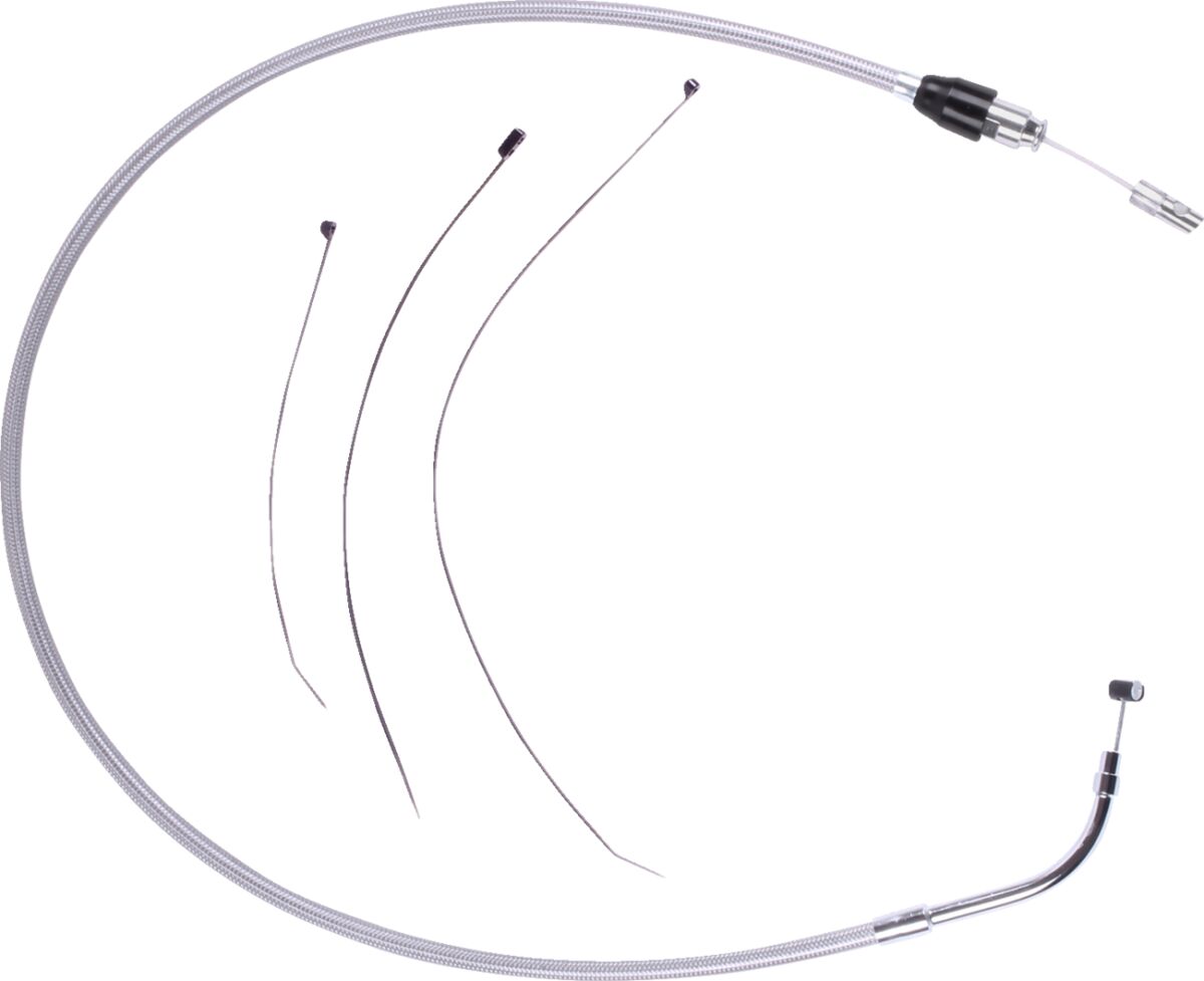 Drag Specialties Cable Clutch Quick Connect Stainless Clutch Lines Drag Specialties