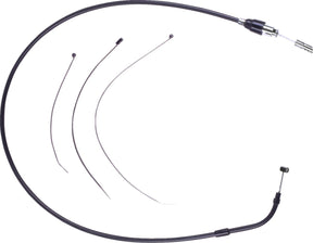 Drag Specialties Cable Clutch Quick Connect Blk/Blk Clutch Lines Drag Specialties