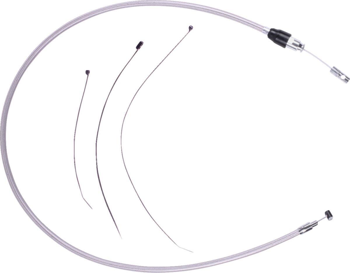 Drag Specialties Cable Clutch Quick Connect Stainless Clutch Lines Drag Specialties