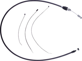 Drag Specialties Cable Clutch Quick Connect Blk/Blk Clutch Lines Drag Specialties