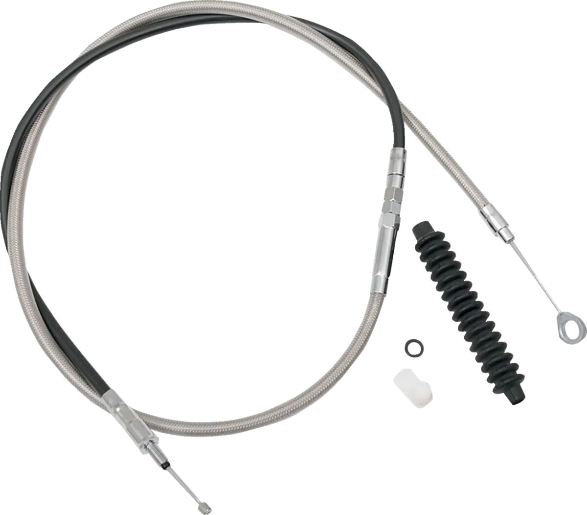 Drag Specialties Cable Clutch Full Length Stainless Clutch Lines Drag Specialties