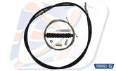 Venhill Hd Clutch Cable Kit Black CABLES-CLUTCH Venhill