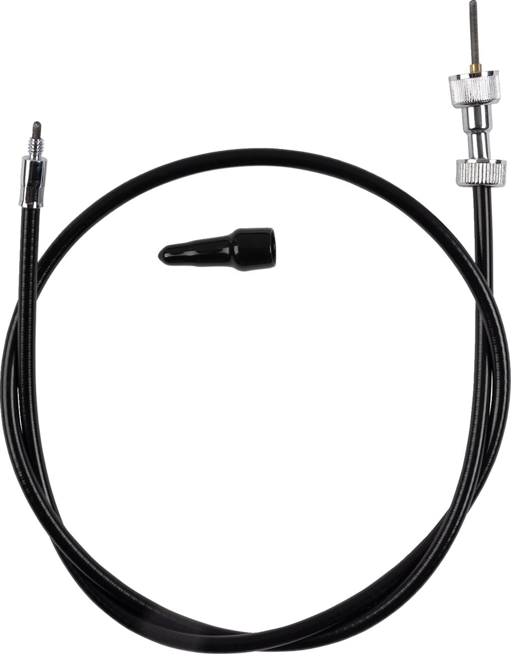 Drag Specialties Speedo Cable Black Vinyl 43" Speedometer Cables Drag Specialties
