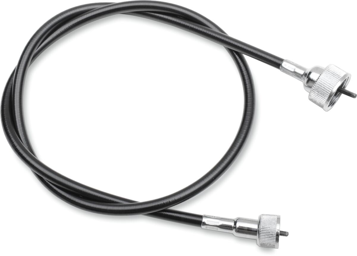 Drag Specialties Speedo Cable Black Vinyl 47.5" Speedometer Cables Drag Specialties