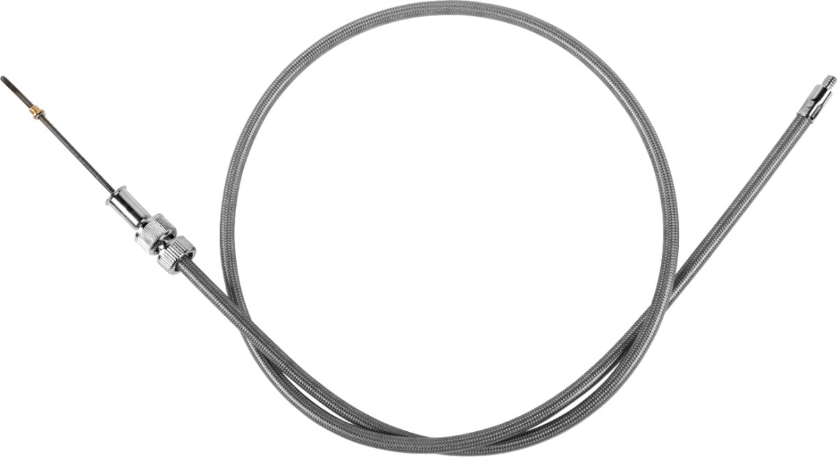 Drag Specialties Speedo Cable Stainless Steel 46.5" Speedometer Cables Drag Specialties