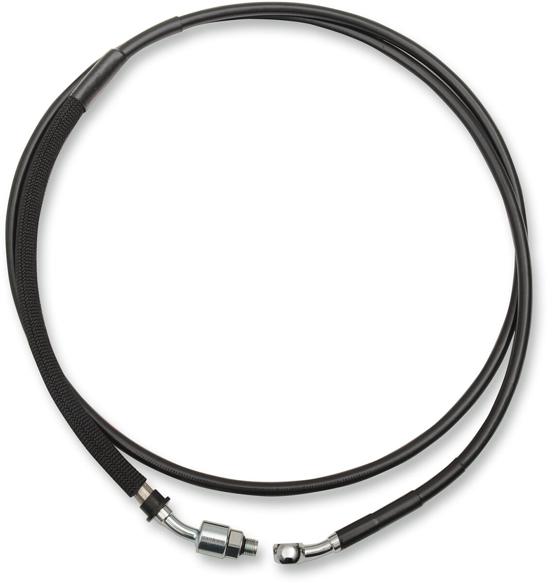 Drag Specialties Clucth Line Black Vinyl Coated Stainless Steel Hydraulic Hose Hydraulic Clutch Drag Specialties