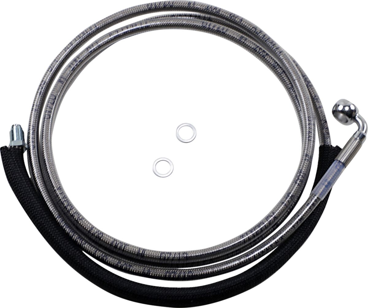 Drag Specialties Line Cltch Ss 17 19 Rg +8 HOSE HYDRAULIC CLUTCH Drag Specialties