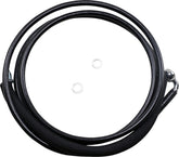 Drag Specialties Clucth Line Black Vinyl Coated + 8" Stainless Steel Hydraulic Hose Hydraulic Clutch Drag Specialties