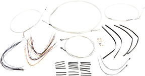 Magnum Shielding Control Cable Kit Sportster Sterling Chromite® Ii Nature Brake & Clutch Lines Magnum Shielding