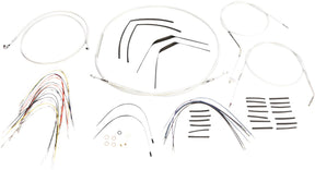 Magnum Shielding Control Cable Kit Sportster Sterling Chromite® Ii Nature Brake & Clutch Lines Magnum Shielding
