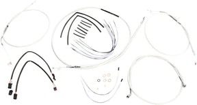 Magnum Shielding Control Cable Kit Sportster Sterling Chromite® Ii Nature Brake & Clutch Lines Magnum Shielding