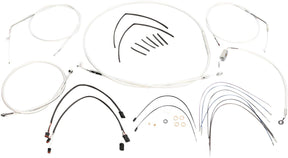 Magnum Shielding Control Cable Kit Sportster Sterling Chromite® Ii Nature Brake & Clutch Lines Magnum Shielding