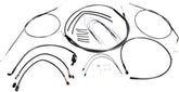 Magnum Shielding Control Cable Kit Sportster Chrome Black Brake & Clutch Lines Magnum Shielding