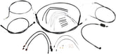 Magnum Shielding Control Cable Kit Sportster Chrome Black Brake & Clutch Lines Magnum Shielding